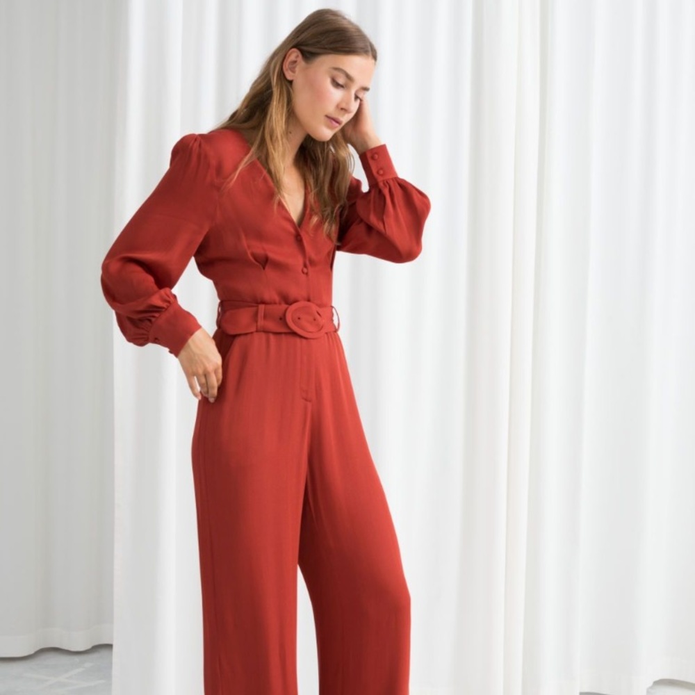 NWT & Other Stories Belted Vintage Jumpsuit